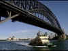 Ferry and Bridge