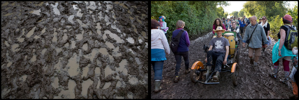 Glastonbury 2011 Mud
