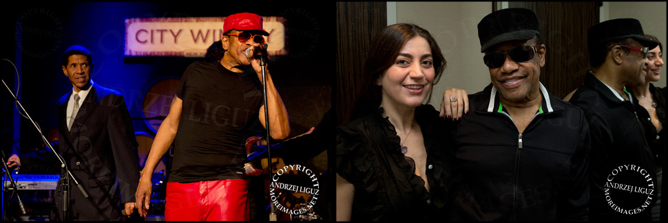 Bobby Womack in NYC with Art on stage and Anaida in his hotel room