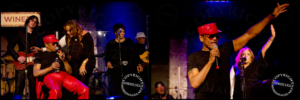 Bobby Womack performing with his daughter GinaRe at City Winery in NYC