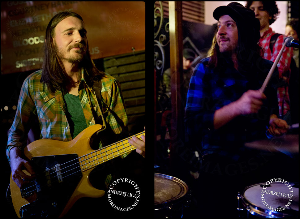 Courtney Barnett's backing band at the Aussie BBQ during CMJ 2013