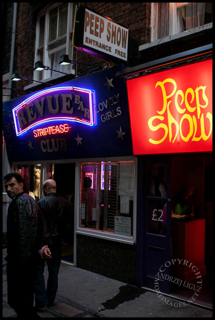 Peep Show in Soho, London