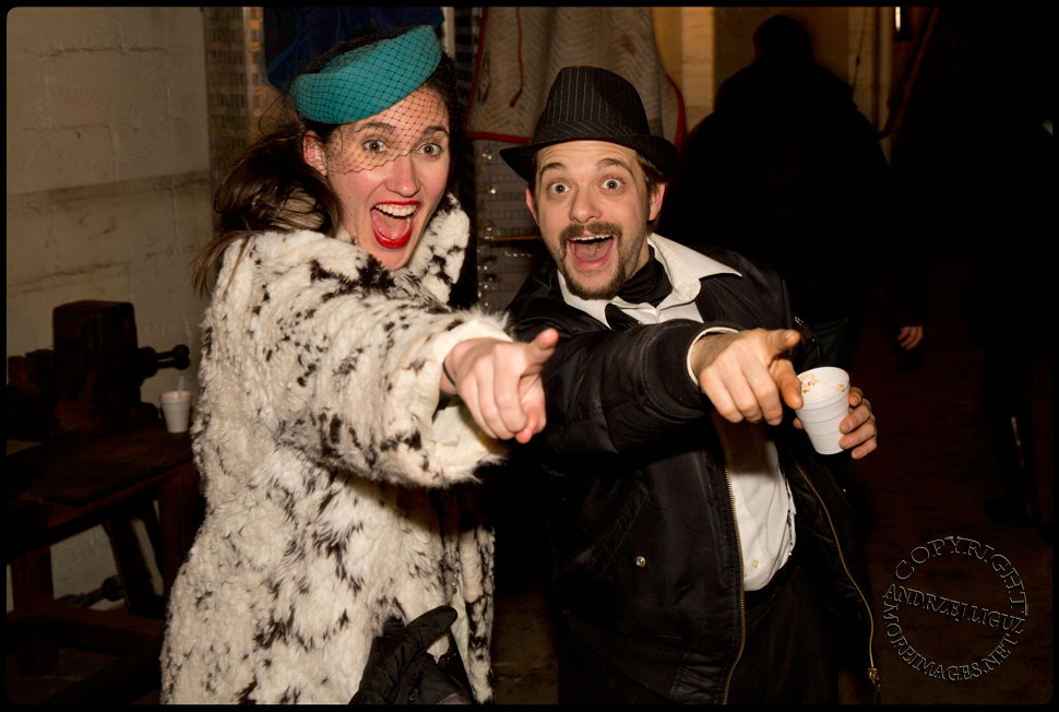 Members of the ‘Blind Tiger’s Speakeasy’ team at Gowanus Ballroom for the Cirque de Idiotarod Afterparty © Andrzej Liguz/moreimages.net. Not to be used without permission