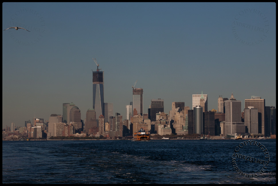 NYC from the Staten Island Ferry © Andrzej Liguz/moreimages.net. Not to be used without permission.