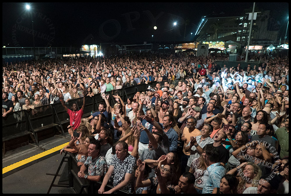 The appreciative audience at the San Diego County Fair.